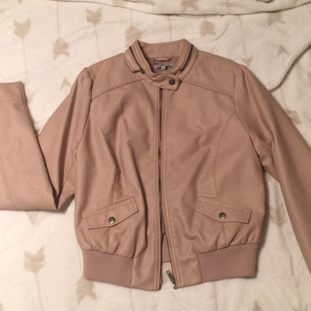 Faux Leather Jacket